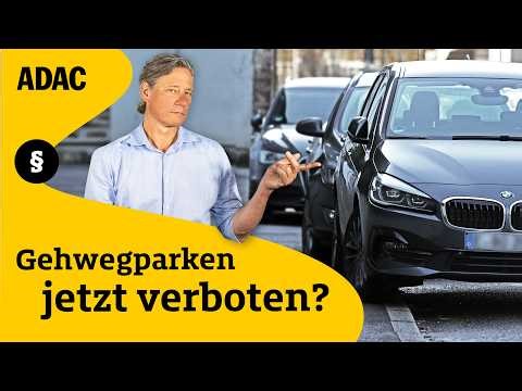 Neues Urteil zum Parken auf dem Gehweg – Das gilt jetzt! | ADAC | Recht? Logisch!