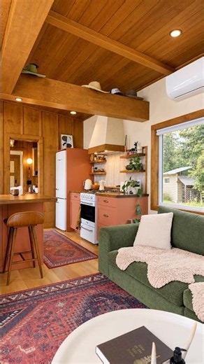How they made their Tiny Home feel Larger #shorts