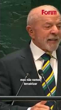 At the UN, Lula sends a message to Trump regarding election interference: "Brazil does not fit in...