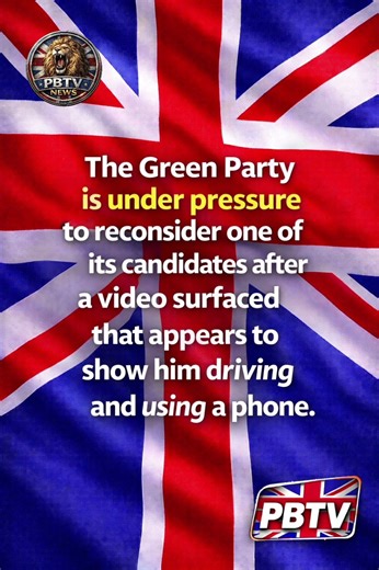Green Party SLAMMED After Candidate Recorded Himself While Driving Then Posted The Video