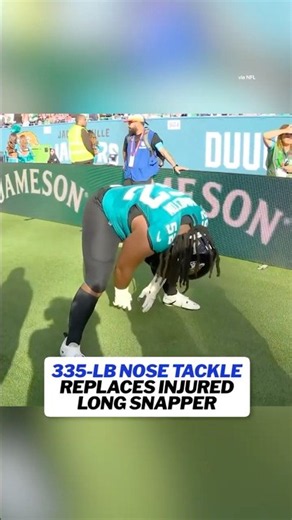 Nose tackle DaVon Hamilton had to fill in as emergency long snapper after an injury to Ross Matiscik