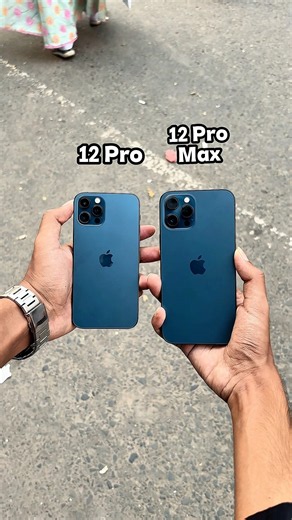 iPhone 12 Pro Vs iPhone 12 Pro Max || Camera Zoom Test! #shorts
