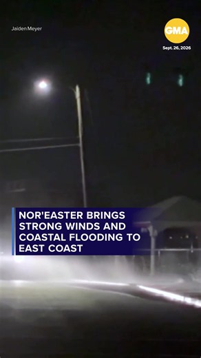 A massive nor'easter is slamming the East Coast, bringing strong winds and heavy rain for days. ABC News' Leslie Lopez has the latest.