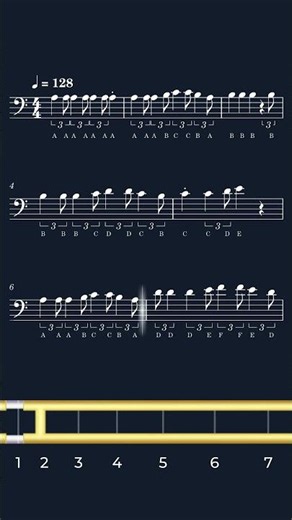 Trombone Short: How to play Hey You Sich Riflemen by iNEBO