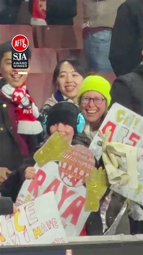 Watch the incredible moment a young fan receives a gift from David Raya at the end of the game. ❤️