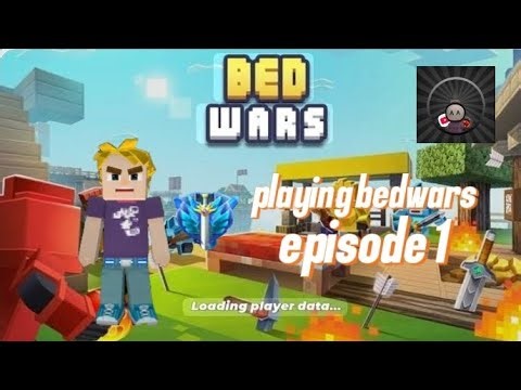 Playing blockman go bedwars episode 1