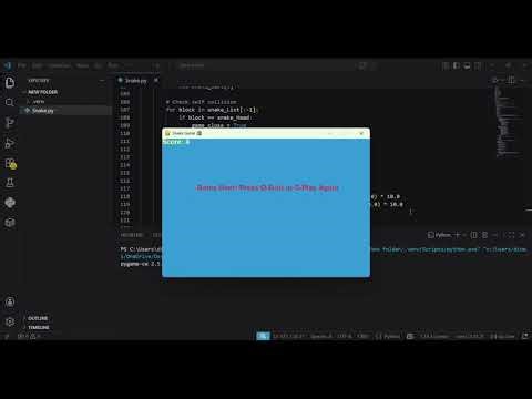 Python Game Development: Snake Game Tutorial