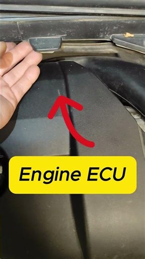 Volvo XC60 T6 Engine Ecu location #diy #shorts #mechanic