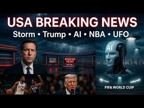 USA Breaking News Today 🇺🇸 | Storm Alert | AI News | NBA Viral Update | UFO Mystery