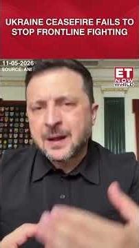 Zelenskyy Says Ceasefire Reduced Airstrikes But Intense Frontline Fighting Still Continues #shorts