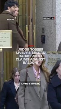 Judge tosses Blake Lively’s sexual harassment claims against Justin Baldoni