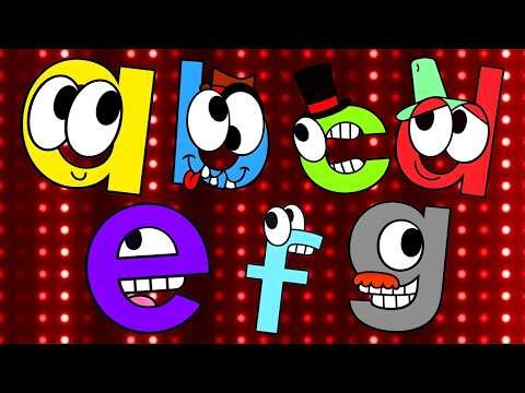 Super Fun Lowercase ABC Song | Colorful Alphabet Characters | Learn a–z for Kids