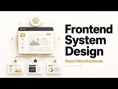 React Microfrontends Crash Course 2026 | Frontend System Design Explained