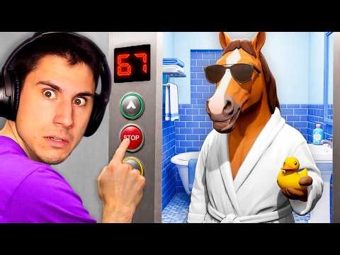 I Was LOCKED In The World's WEIRDEST Elevator!