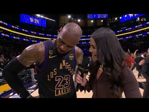 LeBron James on Lakers bringing ENERGY to Houston 🗣️ 'WE DON'T HAVE A CHOICE' | NBA on ESPN