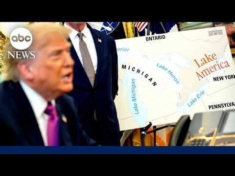 Trump signs executive order to change the name of Lake Ontario to 'Lake America'
