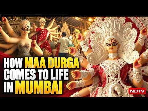 Durga Puja Pandals | Inside Mumbai's Durga Idol Workshop | How Maa Durga Comes To Life