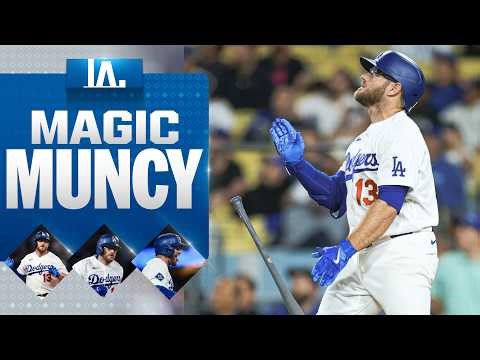 MUNCY MANIA! 🫨 Max Muncy's THIRD HOME RUN of the game is a WALK-OFF for the Los Angeles Dodgers! 🤯