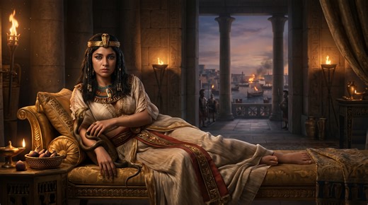 Video shows Cleopatra’s final gamble and the death that ended Egypt
