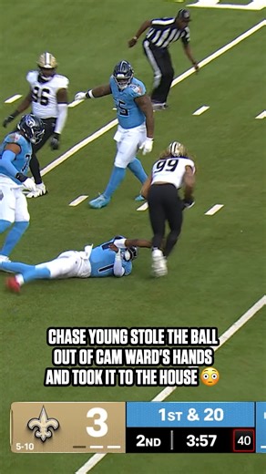 "I'll take that, thank you very much." - Chase Young, probably NOvsTEN on CBS/Paramount watch.nfl.com | NFL