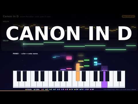 Canon in D (Pachelbel) Full Version: Violin, Piano & Cello