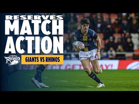RESERVES MATCH HIGHLIGHTS | Giants vs Rhinos