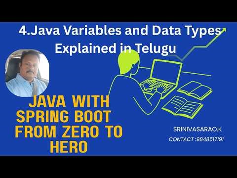 Java Variables and Data Types Explained in Telugu | Beginner to Advanced | Java Tutorial