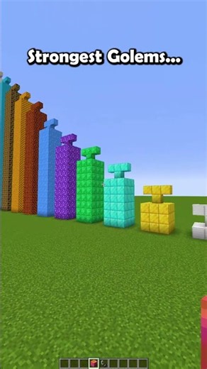 Minecraft Strongest Golems...🤯