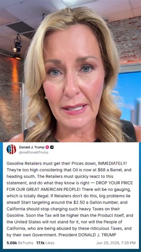 President Trump calls on gas stations to lower prices