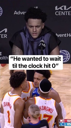 Paolo on exchanging words with Jalen Johnson 🍿