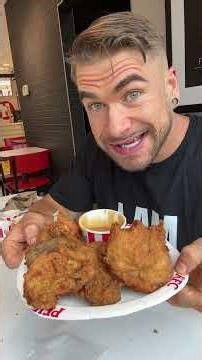 HOW MUCH CHICKEN I ATE AT A KFC BUFFET #foodchallenge #kfc #friedchicken