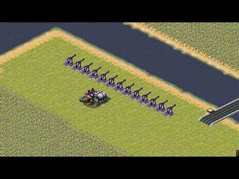 Red Alert 2 | Yuri's Revenge | 7 vs 1 | The Forest of Dies New Map Defence Great on Hills