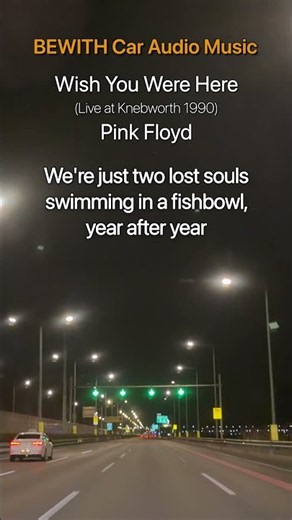 🎸 Pink Floyd - Wish You Were Here 🥺 "We're just two lost souls..." | Live 1990