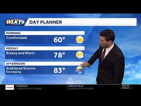 Late day shower and storm chances Friday