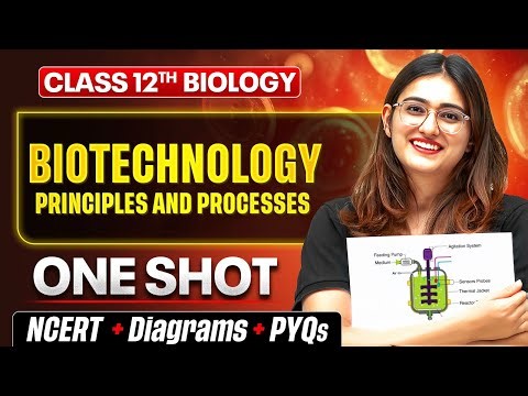 Biotechnology Principles And Processes Class 12 One Shot 🔥 | NCERT + PYQs | Biology Chapter 11