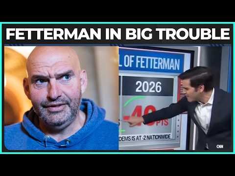 Fetterman's Approval Drops By 108%!!!!
