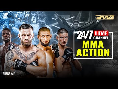 🔴BRAVE CF MMA Marathon: 24/7 Non-Stop Action: BRAVE CF 88 Re-LIVE