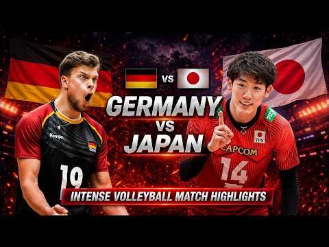 Japan vs Germany Epic Volleyball Battle Highlights