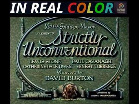 💋 Strictly Unconventional (1930) — In Real Color — Catherine Dale Owen — Full Movie — 720p