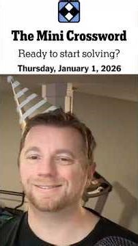 CELEBRATING THE KICKOFF OF 2026! - NYT Mini Crossword for January 1