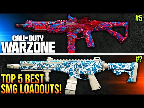 WARZONE: New TOP 5 BEST SMG META LOADOUTS After Update! (WARZONE META WEAPONS)