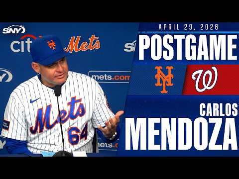 Carlos Mendoza on Mets' 14-2 loss to Nationals: 'We have to be better'