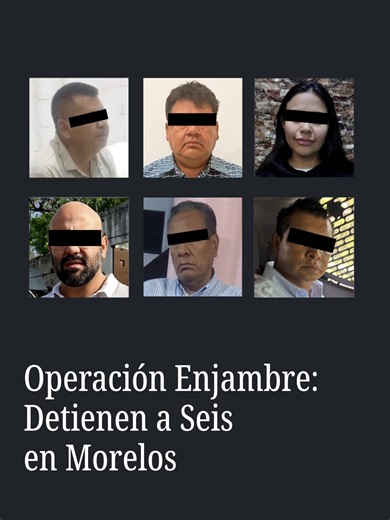 El secretario de Seguridad y Protección Ciudadana, Omar García Harfuch, informó de la detención de seis personas en Morelos, entre ellas un presidente municipal en funciones y un exalcalde. Todas están presuntamente vinculadas con extorsión, delitos contra la salud y tráfico de armas. El alcalde de Cuautla, también implicado, sigue prófugo de la justicia. #Morelos #seguridad #detención #reelnmás
