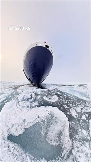 Incredible Icebreaker Ships 🧊🚢 | Insta360 X5