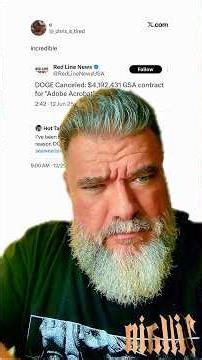 Are the Epstein files not properly redacted because DOGE stopped paying for Adobe?