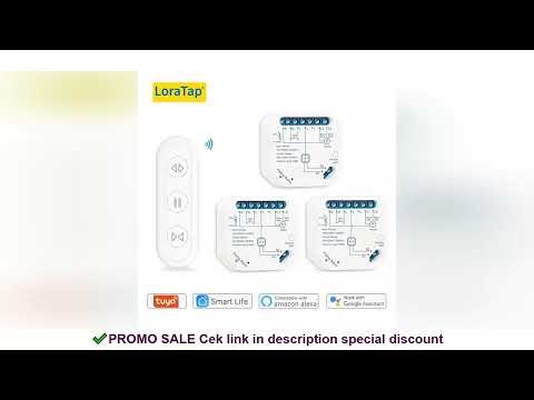 Tuya Smart Life Curtain Switch Module Remote Control Blinds Roller Shutter RF+WIFI App Timer Google