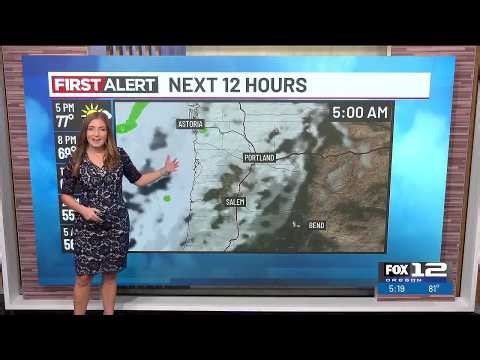 Thursday evening weather forecast (10/8)