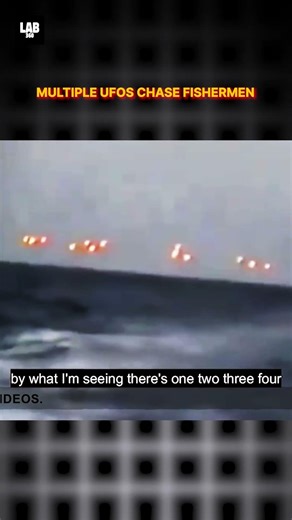 Shocking Footage: Multiple UFOs Caught On Camera Chasing Fishermen! #shorts #lab360 #alien #trending