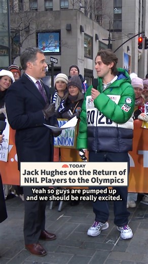 After 12 years, NHL players will participate in the 2026 Winter Olympics. New Jersey Devils' Jack Hughes talks about how much this return means to him and to the sport. Hughes alongside Team USA athletes Laila Edwards and Declan Farmer joined TODAY to exclusively reveal the U.S. ice hockey roasters for the men, women and Paralympic sled teams. | Today Show