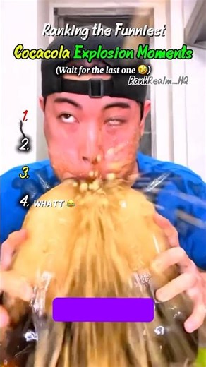 Ranking the funniest cocacola explosion moments ever🤣🤣 #viral #funny #blowup #shorts